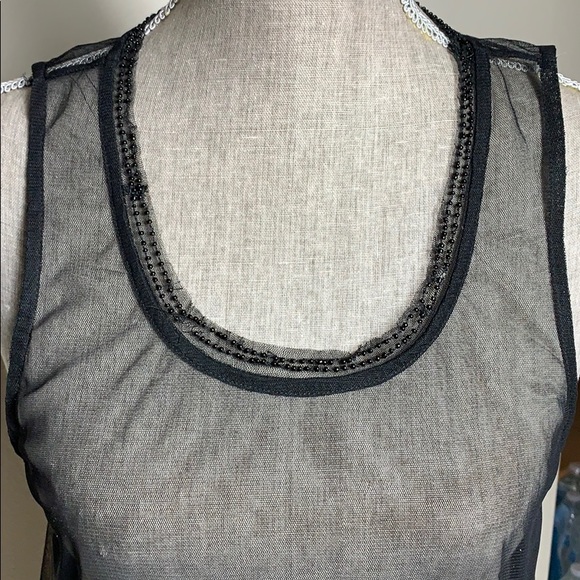 American Eagle Outfitters Sheer Beaded Top - Picture 8 of 16